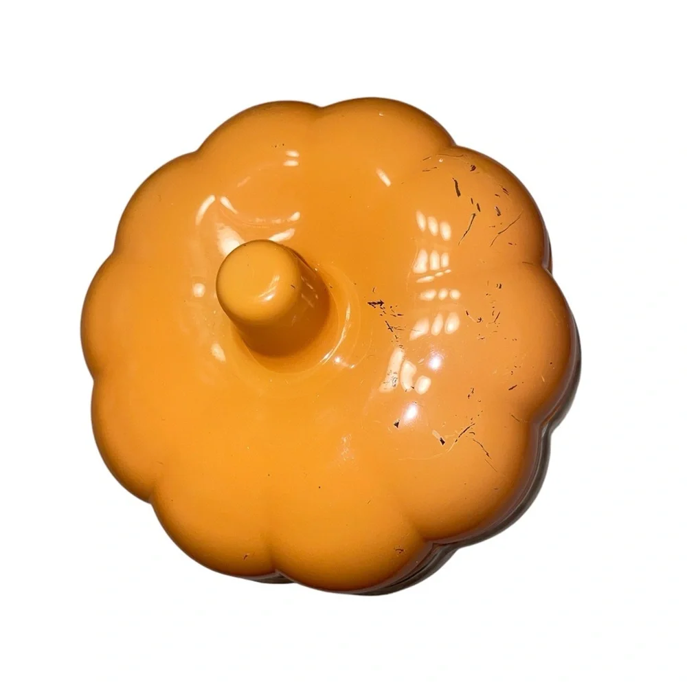 Halloween pumpkin Target Bullseye Orange Glass Gumball Machine
